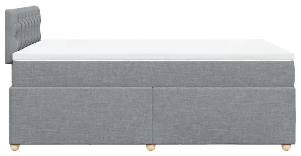 ΚΡΕΒΑΤΙ BOXSPRING ΜΕ ΣΤΡΩΜΑ ΑΝΟΙΧΤΟ ΓΚΡΙ 120X190 ΕΚ. ΥΦΑΣΜΑΤΙΝΟ 3288926