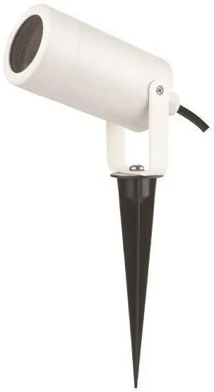 Σποτ Φωτιστικό Κήπου IP65 Πλαστικό GU10 Eurolamp-145-82020-Λευκό 145-82020