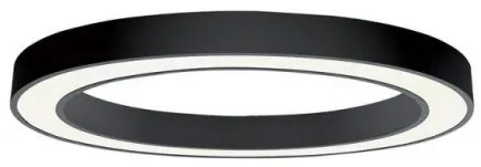 Πλαφονιέρα Φωτιστικό Οροφής LED 66W 4000Κ Dali Dimming Φ90cm Ring Viokef-3915-0109-4-B-D3-Μαύρο 3915-0109-4-B-D3
