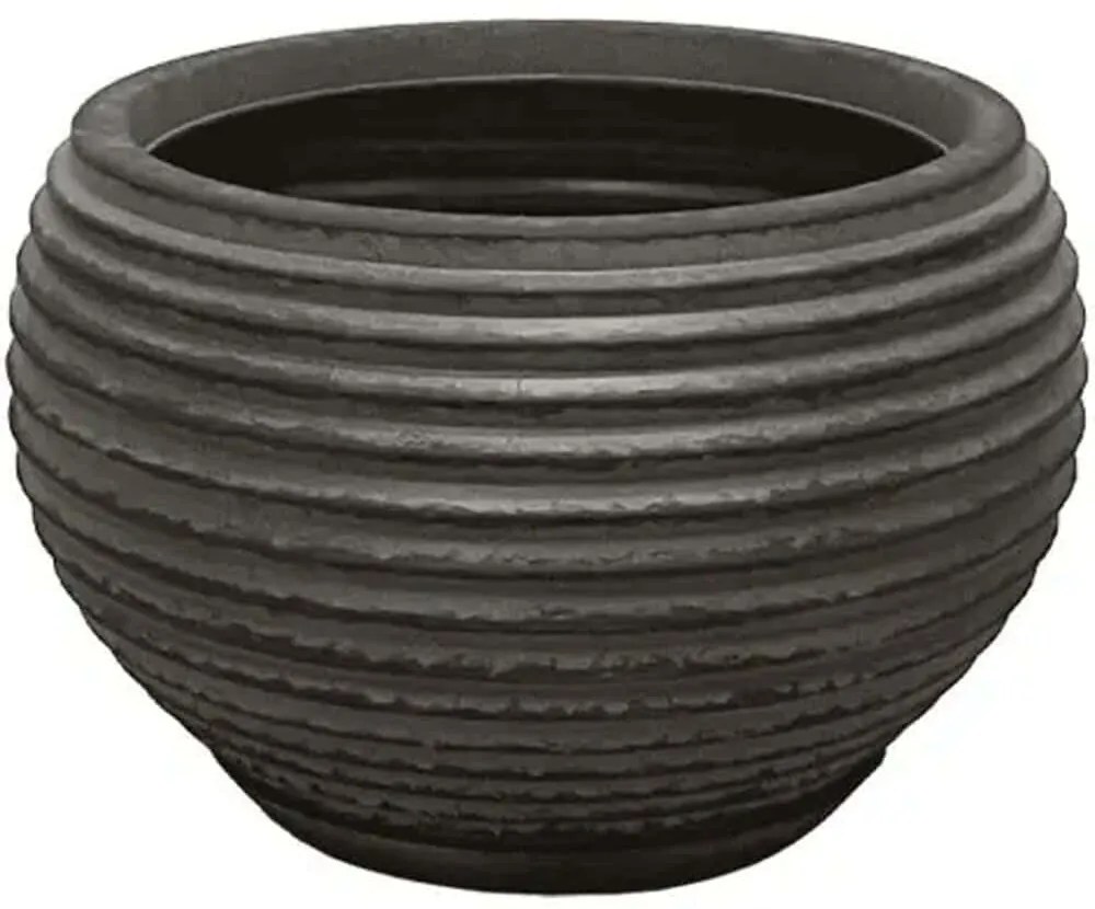 Κασπώ Γαβάθα 06-10019-S Φ40,5x26cm Antique Black Marhome Πολυρεσίνη