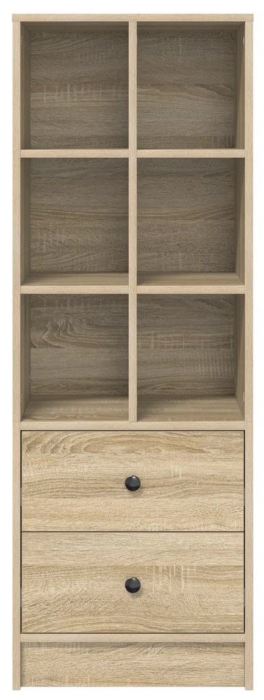 vidaXL Highboard Sonoma Δρυς 45.5 x 34 x 127 εκ Επεξεργασμένο ξύλο