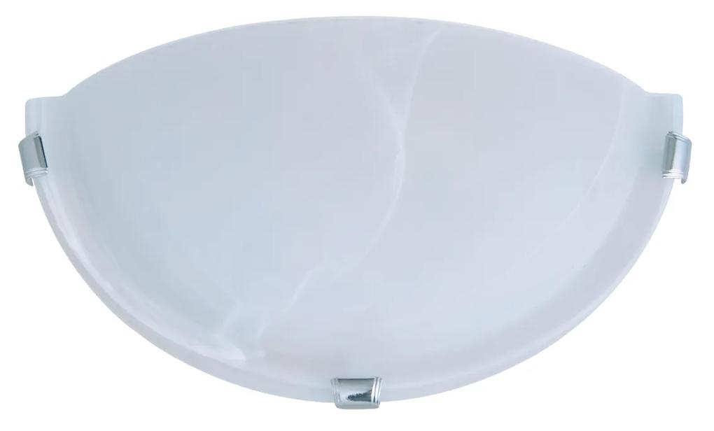 Φωτιστικό Οροφής - Πλαφονιέρα SE141-1A LARA Φ30 WHITE B3 - Γυαλί - 77-2101