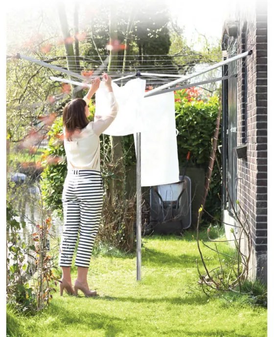 Brabantia TopSpinner Outdoor Space 1003461, 50 m, Μεταλλική ακίδα εκσκαφής, Ανθεκτικό στη διάβρωση, Inox