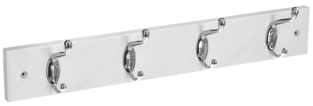 Κρεμάστρα Τοίχου 4 Θέσεων F-V Hooks White 151555A