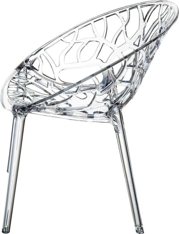 Πολυθρόνα Crystal Ακρυλική Διάφανη