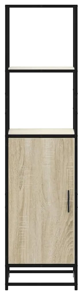 Highboard Sonoma Oak Κατασκευασμένο ξύλο και μέταλλο - Καφέ