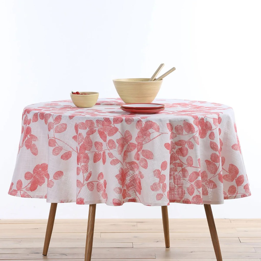 Τραπεζομάντηλο Ροτόντα (Φ180) Nef-Nef Homeware Santika Coral