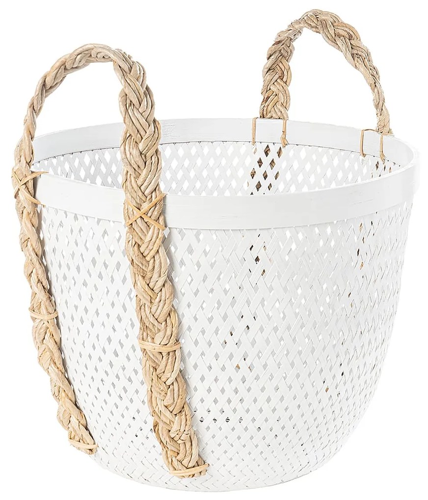 Basket S Line με χερούλια και καπάκι, με μοτίβο, Medium S2226-0091