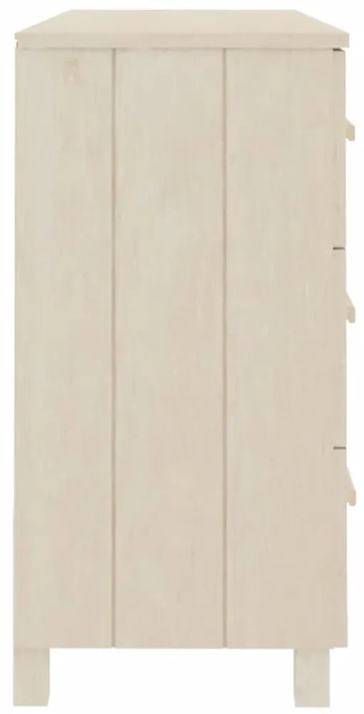 vidaXL Συρταριέρα HAMAR Καφέ Μελί 113 x 40 x 80 εκ. Μασίφ Ξύλο Πεύκου