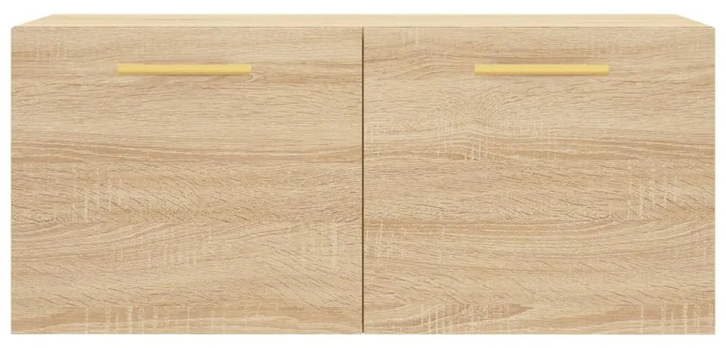 vidaXL Ντουλάπι Τοίχου Sonoma Δρυς 80x36,5x35 εκ. Επεξεργασμένο Ξύλο