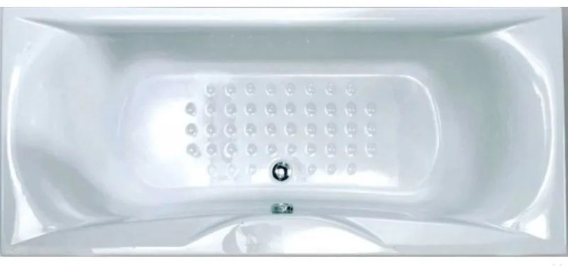 SANITEC 546 Iris Μπανιέρα Ακρυλική 170x75cm