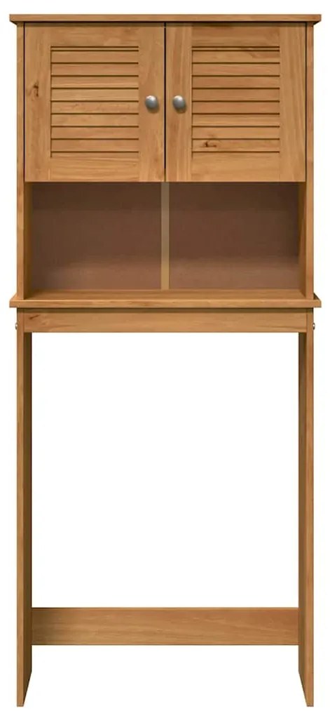 vidaXL Ντουλάπα Πλυντηρίου με ράφι VIGO καφέ μελί 72.5 x 27 x 161 εκ