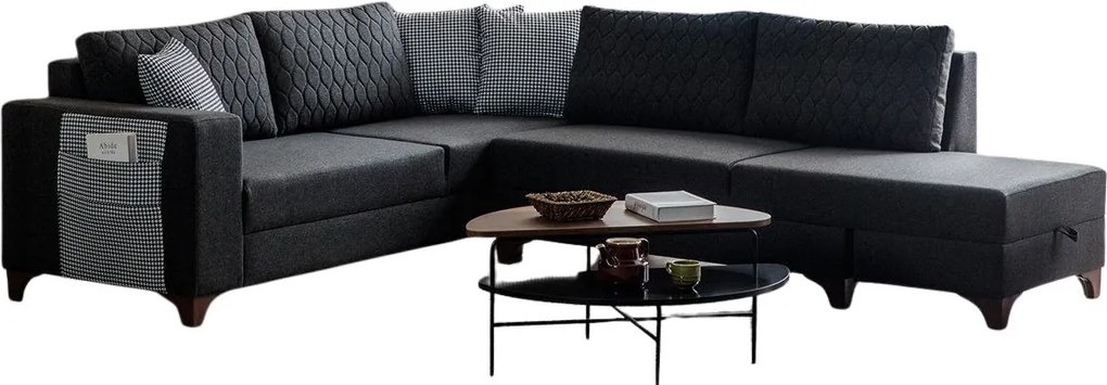 Corner Sofa-Bed Loft - Anthracite Anthracite
