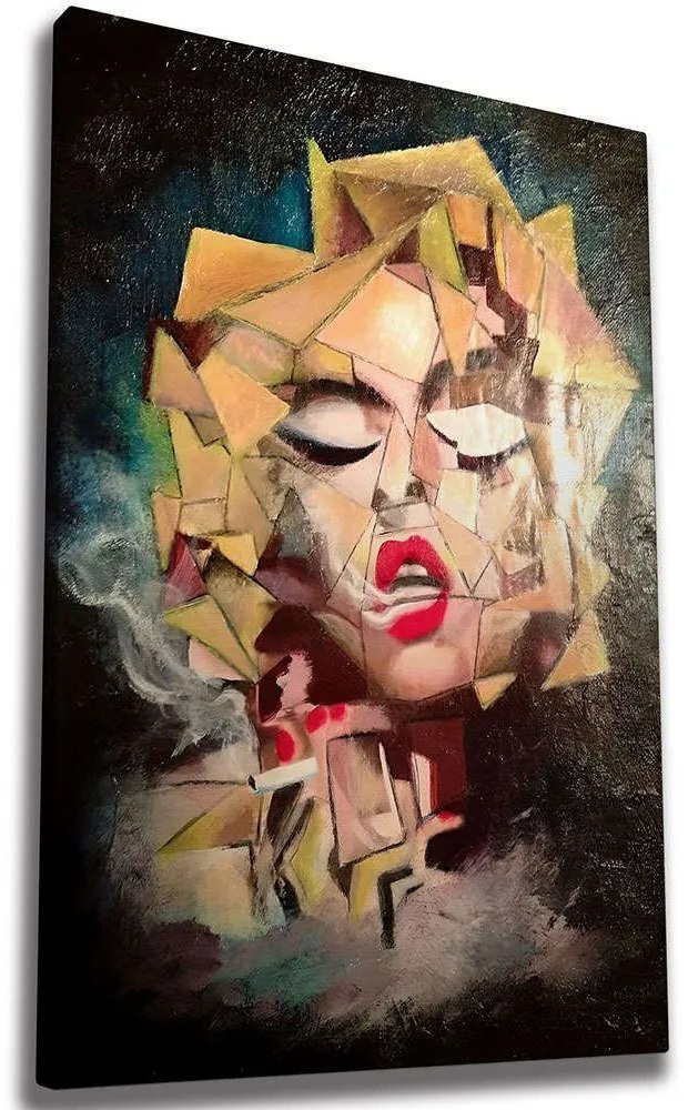 Πίνακας Καμβάς 265VGA1590 50x70cm Multi Wallity Κάθετοι Wood, Canvas