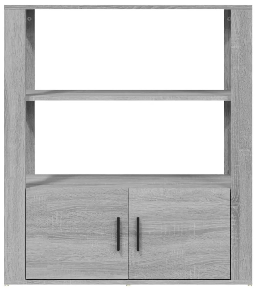vidaXL Ντουλάπι Γκρι Sonoma 80x30x90 εκ. από Επεξεργασμένο Ξύλο