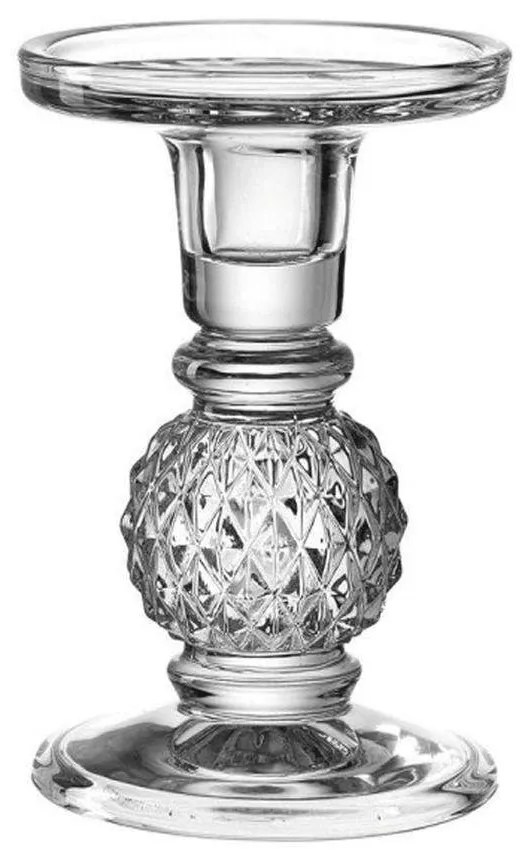 Κηροπήγιο Poesia 018638L 13cm Clear Leonardo Γυαλί