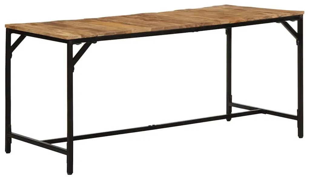 vidaXL Τραπεζαρία 160 x 80 x 75 εκ. από Μασίφ Ακατέργαστο Ξύλο Μάνγκο