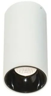 Σποτ Φωτιστικό Οροφής LED 12W Κύλινδρος Downlight Glam Viokef-4240600-Λευκό 4240600