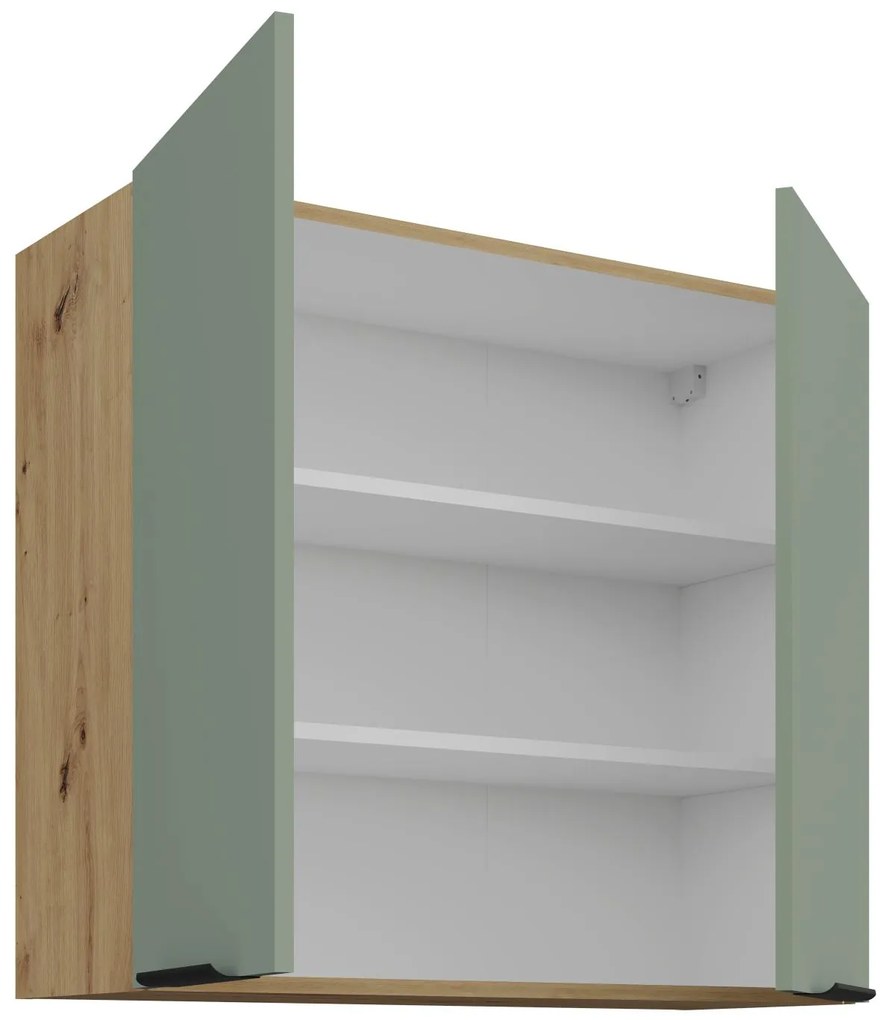 Κρεμαστό ντουλάπι Arianna 80 G 72 2F-Φυστικί