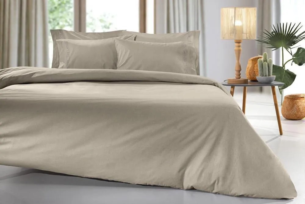 ΥΠΕΡΔΙΠΛΟ ΣΕΝΤΟΝΙ 240x270cm GUY LAROCHE - COLOR PLUS TAUPE