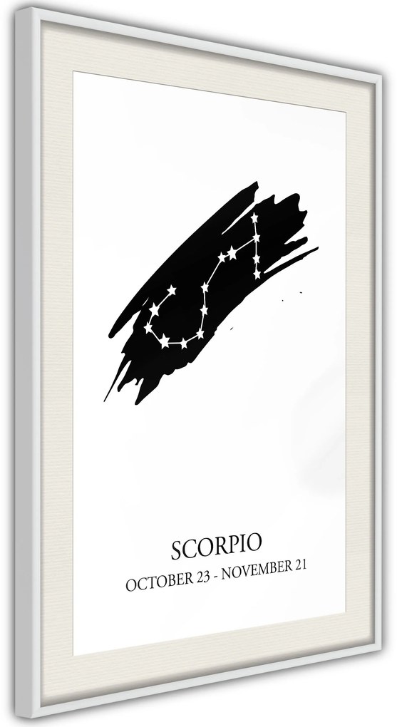 Αφίσα - Zodiac: Scorpio I - 20x30 - Χρυσό - Χωρίς πασπαρτού