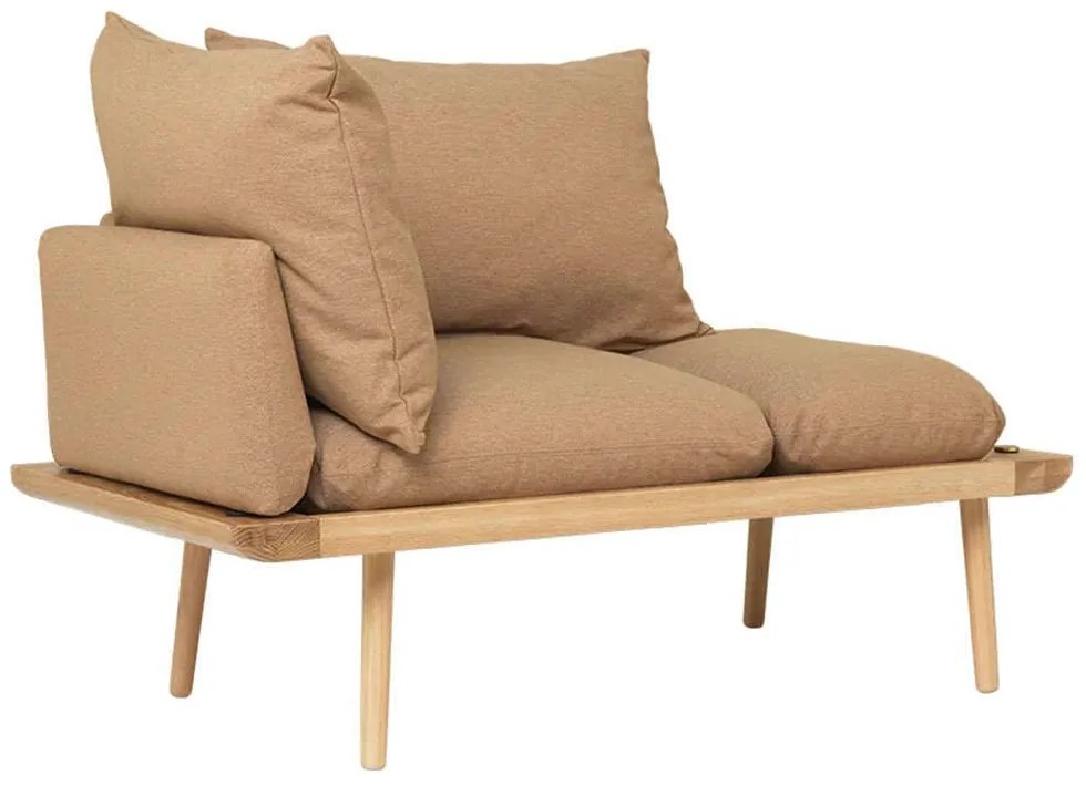 Ανάκλινδρο Lounge Around 5562C723-01 127x74,5x40,3cm Oak-Sugar Umage