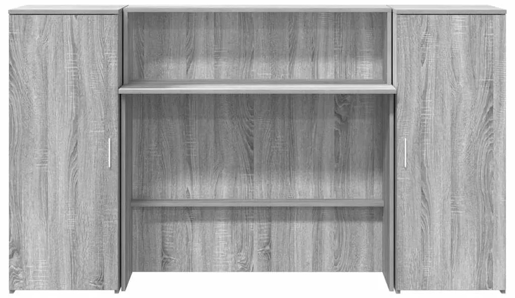vidaXL Γραφείο υποδοχής 180x50x103,5 εκ. Επεξεργασμένο Ξύλο