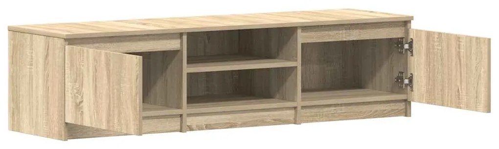 vidaXL Έπιπλο Τηλεόρασης Sonoma Δρυς 140x40x35,5 εκ. από Επεξ. Ξύλο