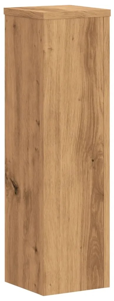 vidaXL Βάσεις Φυτών 2 τεμ. Αρτισιανή Δρυς 17x17x60 εκ. Επεξ. Ξύλο