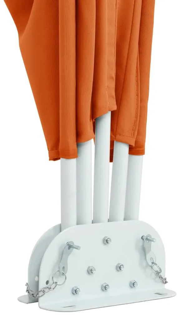 vidaXL Σκίαστρο Βεράντας Πλαϊνό Πτυσσόμενο Τερακότα 300 x 150 εκ.