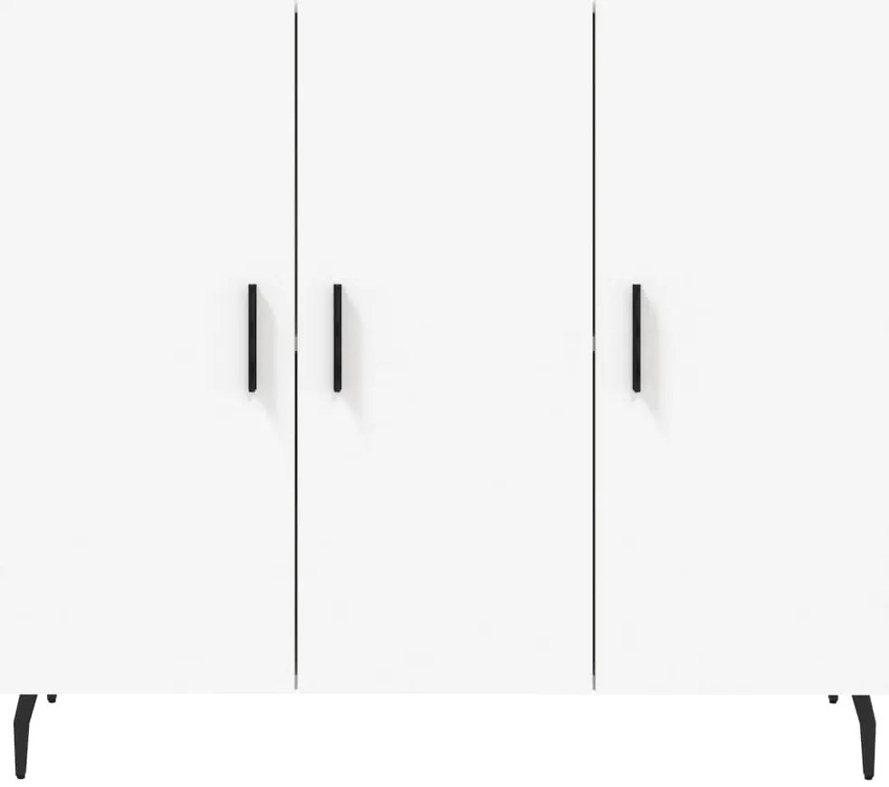 vidaXL Μπουφές Λευκός 90 x 34 x 80 εκ. από Επεξεργασμένο Ξύλο