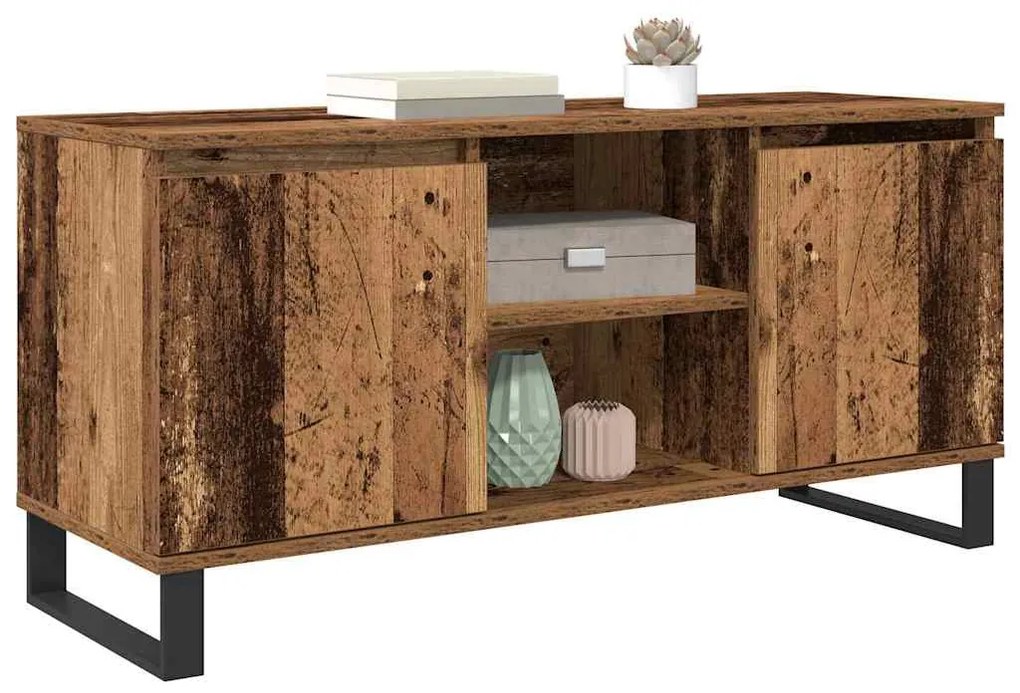 vidaXL Ντουλάπι TV Παλιό Ξύλο 104 x 35 x 50 εκ. Επεξεργασμένο ξύλο