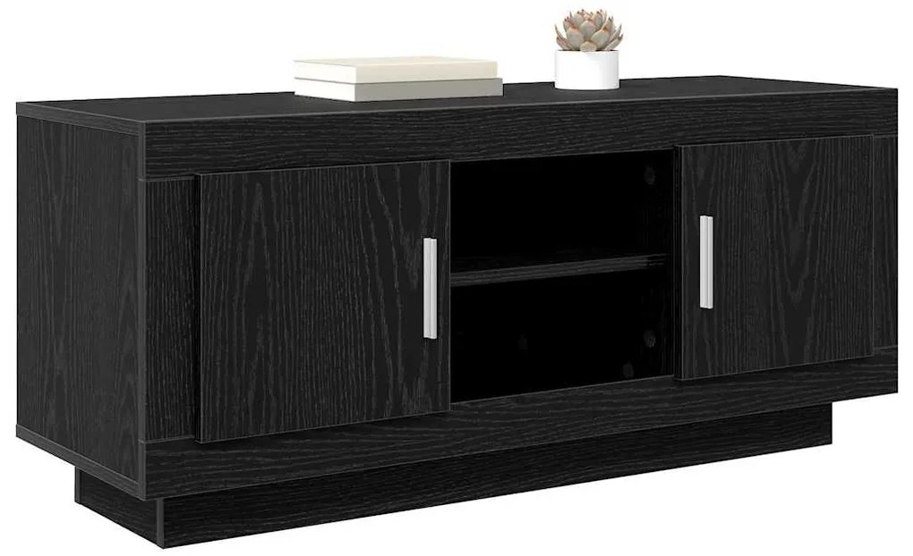 vidaXL Ντουλάπι TV Μαύρη Οξυά 102 x 35 x 45 εκ. Επεξεργασμένο ξύλο