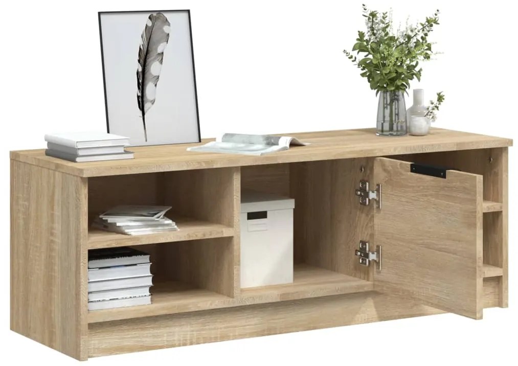 vidaXL Έπιπλο Τηλεόρασης Sonoma Δρυς 102x35,5x36,5εκ. Επεξεργ. Ξύλο