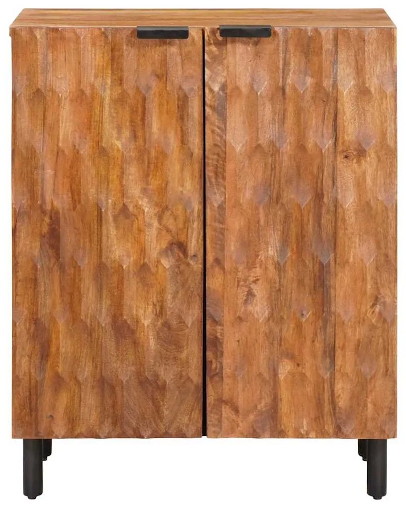 vidaXL Πλαϊνό γραφείο Καφέ Φινίρισμα Ακακίας 60 x 33,5 x 75 εκ.