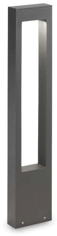 Φωτιστικό Δαπέδου Vega 136028 15x80x5cm 1xG9 15W IP44 Anthracite Ideal Lux