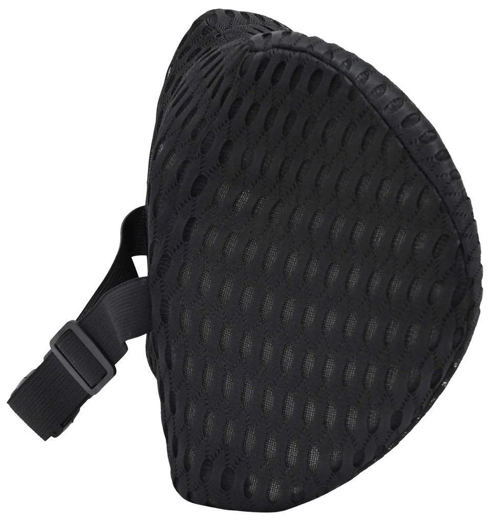 vidaXL Μαξιλάρι με μαξιλάρι Μαύρο 31 x 23 x 14 εκ 4D Δίχτυ