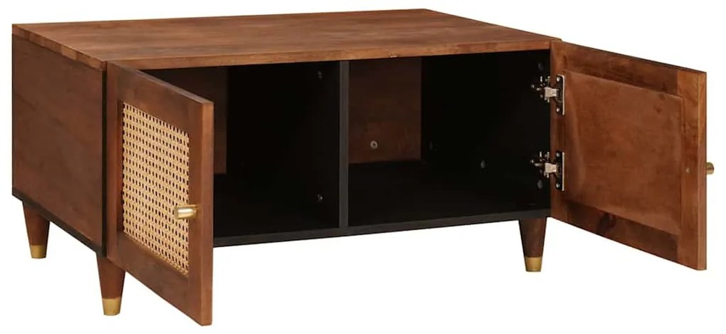 vidaXL Τραπεζάκι σαλονιού 80 x 50 x 40 cm Στερεό ξύλο μάνγκο