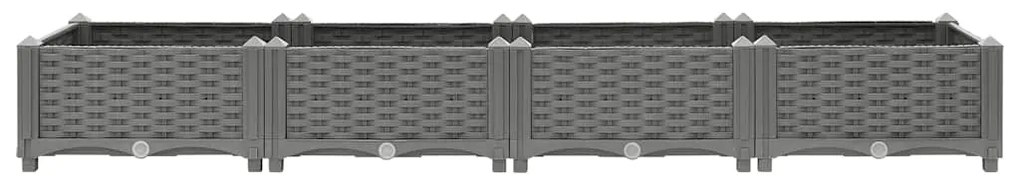 vidaXL Ζαρντινιέρα 160 x 40 x 23 εκ. από Πολυπροπυλένιο