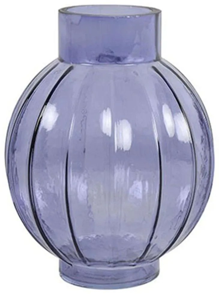 Βάζο Γυάλινο 013.787860 15x18cm Blue Glass