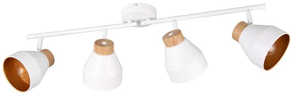 Φωτιστικό Οροφής - Σποτ Valentin R81924031 71,5x11x22cm 4xE14 10W White RL Lighting