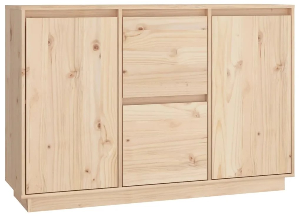 vidaXL Ντουλάπι 111 x 34 x 75 εκ. από Μασίφ Ξύλο Πεύκου