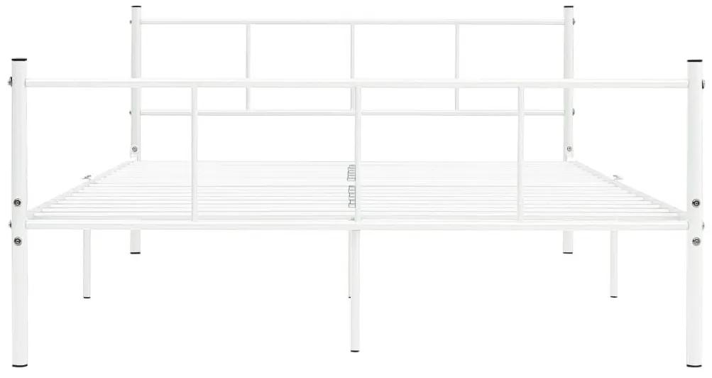 Πλαίσιο Κρεβατιού Λευκό 120 x 200 εκ. Μεταλλικό - Λευκό