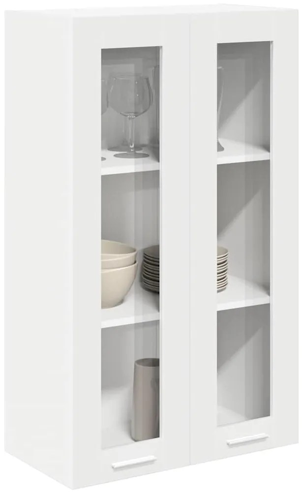 vidaXL Κρεμαστό ντουλάπι Λευκό 60 x 31 x 100 εκ. Επεξεργασμένο ξύλο