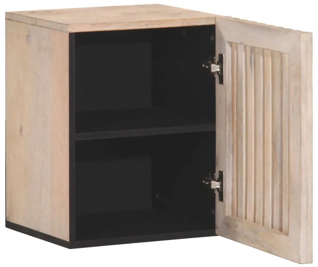 vidaXL Ντουλάπι Μπάνιου Επιτοίχιο 38x34x48 εκ. από Μασίφ Ξύλο Μάνγκο