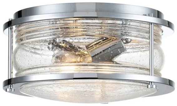 Πλαφονιέρα Φωτιστικό Μπάνιου 2xE27 IP44 Ashland Bay Quintiesse Elstead Lighting-QN-ASHLANDBAY-F-PC-BATH-Χρώμιο QN-ASHLANDBAY-F-PC-BATH