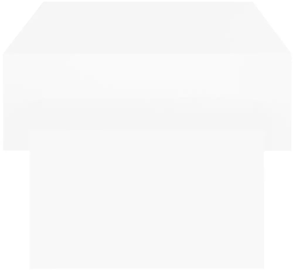 Τραπεζάκι Σαλονιού Λευκό 105 x 55 x 32 εκ. από Μοριοσανίδα - Λευκό