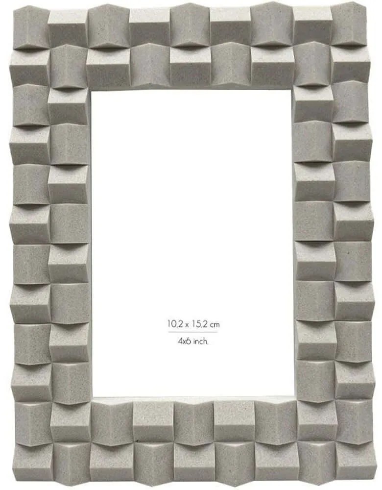 Κορνίζα Tiles 031480 10x15cm White Γυαλί,Polyresin