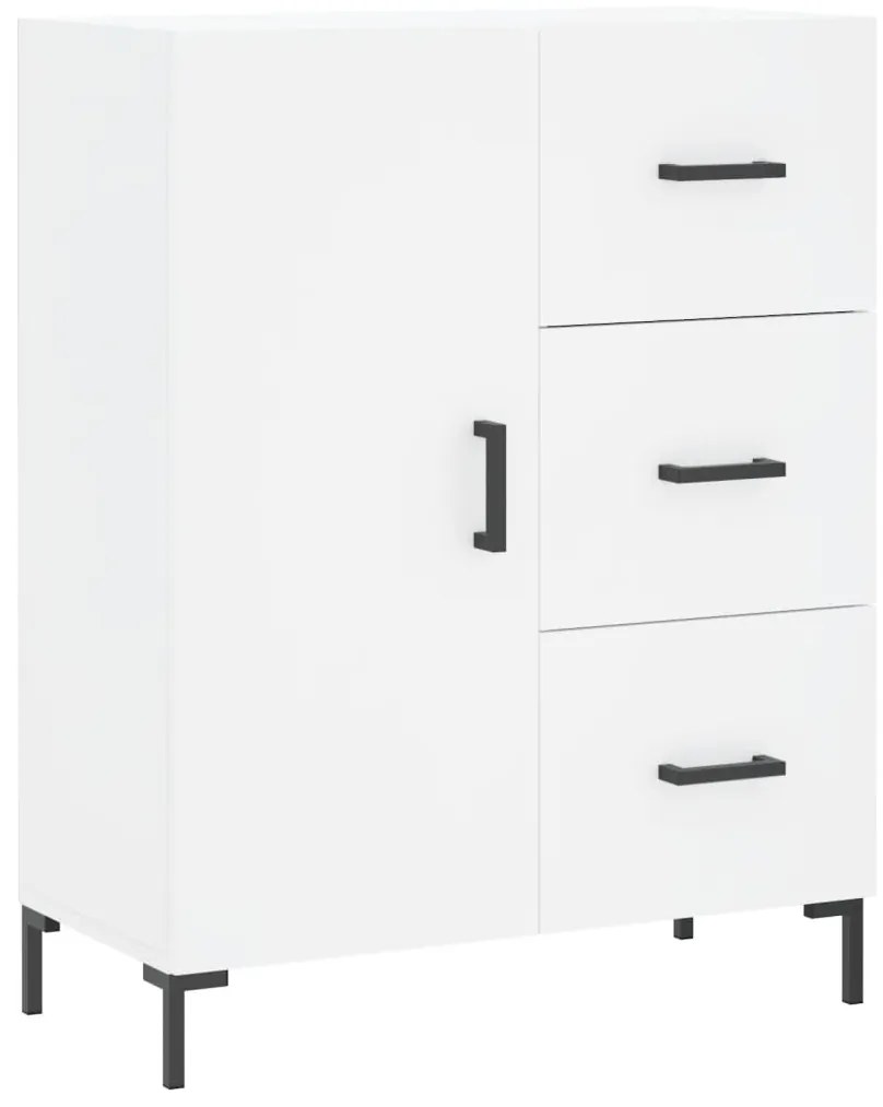 vidaXL Ντουλάπι Λευκό 69,5x34x180 εκ. από Επεξεργασμένο Ξύλο