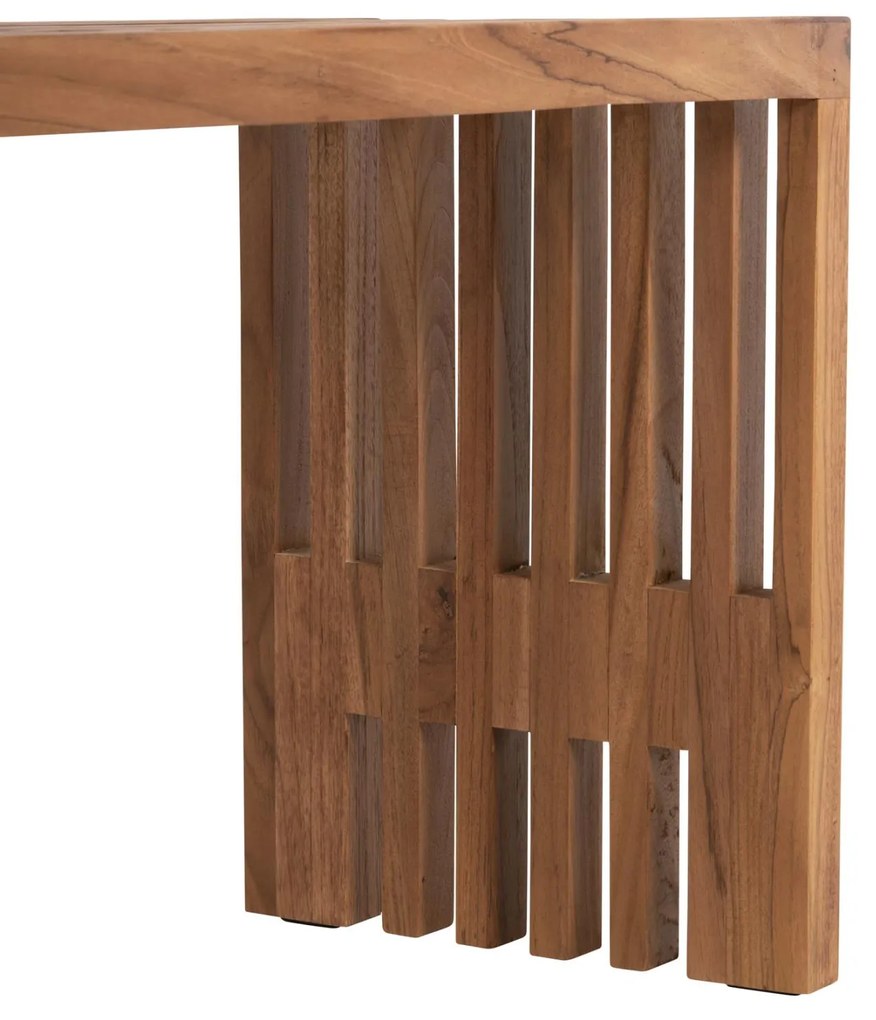 Παγκάκι NYA C9829 απο Μασίφ Ξύλο TEAK σε Φυσικό 139,5x34,5x48,5Υεκ. 139.5x34.5x48.5 εκ.